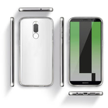 Load image into Gallery viewer, Moozy 360 Degree Case for Huawei Mate 10 Lite - Transparent Full body Slim Cover - Hard PC Back and Soft TPU Silicone Front