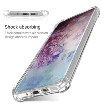 Load image into Gallery viewer, Moozy Shock Proof Silicone Case for Samsung Note 10 Plus - Transparent Crystal Clear Phone Case Soft TPU Cover