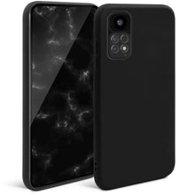 Ladda upp bild till gallerivisning, Moozy Minimalist Series Silicone Case for Xiaomi Redmi Note 11 Pro 5G and 4G, Black - Matte Finish Lightweight Mobile Phone Case Slim Soft Protective TPU Cover with Matte Surface