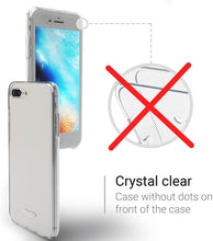 Carica l'immagine nel visualizzatore di Gallery, Moozy 360 Degree Case for iPhone 8 Plus, iPhone 7 Plus - Full body Front and Back Slim Clear Transparent TPU Silicone Gel Cover