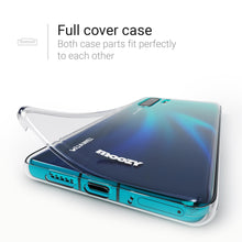 Ladda upp bild till gallerivisning, Moozy 360 Degree Case for Huawei P30 Pro - Full body Front and Back Slim Clear Transparent TPU Silicone Gel Cover