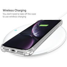 Carica l'immagine nel visualizzatore di Gallery, Moozy Shock Proof Silicone Case for iPhone SE 2020, iPhone 7, iPhone 8 - Transparent Crystal Clear Phone Case Soft TPU Cover