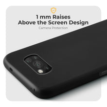 Carica l'immagine nel visualizzatore di Gallery, Moozy Minimalist Series Silicone Case for Xiaomi Poco X3 Pro and X3 NFC, Black - Matte Finish Lightweight Mobile Phone Case Slim Soft Protective TPU Cover with Matte Surface