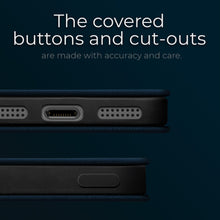 Ladda upp bild till gallerivisning, Moozy Marble Blue Flip Case for iPhone SE 2020, iPhone 8, iPhone 7 - Flip Cover Magnetic Flip Folio Retro Wallet Case