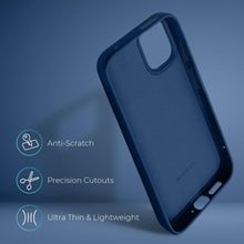 Carica l'immagine nel visualizzatore di Gallery, Moozy Lifestyle. Silicone Case for Xiaomi 11T and 11T Pro, Midnight Blue - Liquid Silicone Lightweight Cover with Matte Finish and Soft Microfiber Lining, Premium Silicone Case