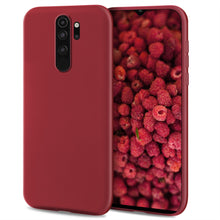 Załaduj obraz do przeglądarki galerii, Moozy Lifestyle. Designed for Xiaomi Redmi Note 8 Pro Case, Vintage Pink - Liquid Silicone Cover with Matte Finish and Soft Microfiber Lining