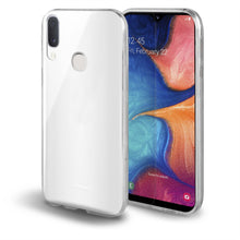 Load image into Gallery viewer, Moozy 360 Degree Case for Samsung A20e - Full body Front and Back Slim Clear Transparent TPU Silicone Gel Cover