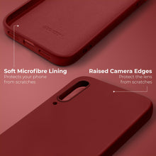 Lade das Bild in den Galerie-Viewer, Moozy Lifestyle. Silicone Case for Samsung A50, Vintage Pink - Liquid Silicone Lightweight Cover with Matte Finish and Soft Microfiber Lining, Premium Silicone Case