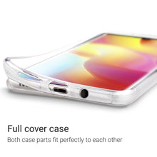 Ladda upp bild till gallerivisning, Moozy 360 Degree Case for Xiaomi Mi Note 10 Lite - Transparent Full body Slim Cover - Hard PC Back and Soft TPU Silicone Front