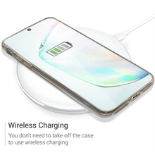 Carica l'immagine nel visualizzatore di Gallery, Moozy 360 Degree Case for Samsung Note 10 Plus - Full body Front and Back Slim Clear Transparent TPU Silicone Gel Cover