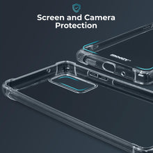 Ladda upp bild till gallerivisning, Moozy Shockproof Silicone Case for Xiaomi Redmi Note 11 Pro 5G and 4G - Transparent Case with Shock Absorbing 3D Corners Crystal Clear Protective Phone Case Soft TPU Silicone Cover