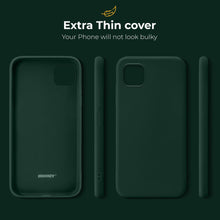 Load image into Gallery viewer, Moozy Minimalist Series Silicone Case for Samsung A22 5G, Midnight Green - Matte Finish Lightweight Mobile Phone Case Slim Soft Protective TPU Cover with Matte Surface