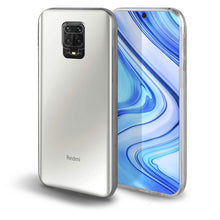 Załaduj obraz do przeglądarki galerii, Moozy 360 Degree Case for Xiaomi Redmi Note 9S, Xiaomi Redmi Note 9 Pro - Transparent Full body Slim Cover - Hard PC Back and Soft TPU Silicone Front