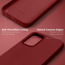 Load image into Gallery viewer, Moozy Lifestyle. Silicone Case for Xiaomi 12T and 12T Pro, Vintage Pink - Liquid Silicone Lightweight Cover with Matte Finish and Soft Microfiber Lining, Premium Silicone Case