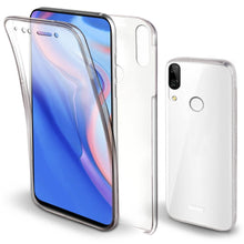 Lade das Bild in den Galerie-Viewer, Moozy 360 Degree Case for Huawei P Smart Z - Transparent Full body Slim Cover - Hard PC Back and Soft TPU Silicone Front