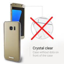 Ladda upp bild till gallerivisning, Moozy 360 Degree Case for Samsung S7 - Full body Front and Back Slim Clear Transparent TPU Silicone Gel Cover