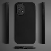 Ladda upp bild till gallerivisning, Moozy Lifestyle. Silicone Case for Samsung A53 5G, Black - Liquid Silicone Lightweight Cover with Matte Finish and Soft Microfiber Lining, Premium Silicone Case