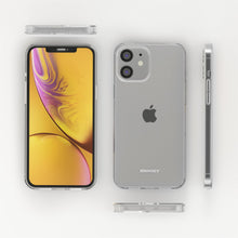 Załaduj obraz do przeglądarki galerii, Moozy 360 Degree Case for iPhone 12, iPhone 12 Pro - Full body Front and Back Slim Clear Transparent TPU Silicone Gel Cover