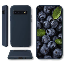 Load image into Gallery viewer, Moozy Lifestyle. Designed for Samsung S10 Case, Midnight Blue - Liquid Silicone Cover with Matte Finish and Soft Microfiber Lining