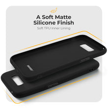 Carica l'immagine nel visualizzatore di Gallery, Moozy Minimalist Series Silicone Case for Xiaomi Poco X3 Pro and X3 NFC, Black - Matte Finish Lightweight Mobile Phone Case Slim Soft Protective TPU Cover with Matte Surface