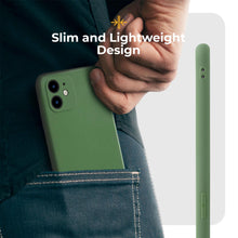 Lade das Bild in den Galerie-Viewer, Moozy Minimalist Series Silicone Case for iPhone 11, Mint green - Matte Finish Lightweight Mobile Phone Case Ultra Slim Soft Protective TPU Cover with Matte Surface

