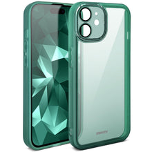 Load image into Gallery viewer, Moozy LumiCase phone case for iphone 11, 6.1-inch, Case for iphone 11 Shockproof, Bumper Case for iphone 11 clear case, Camera lens protector cover for iphone 11 slim, Green
