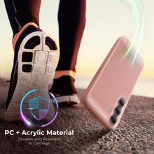 Cargar imagen en el visor de la galería, Moozy VentiGuard Phone Case for Samsung S24, Pastel Pink - Breathable Cover with Perforated Pattern for Air Circulation, Ventilation, Anti-Overheating Phone Case
