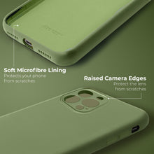 Charger l&#39;image dans la galerie, Moozy Lifestyle. Silicone Phone Case for iPhone 15 Pro Max, 6.7-inch, Liquid Silicone Shockproof Bumper Cover with Matte Finish and Soft Microfiber Lining, Premium Silicone Case, Mint green
