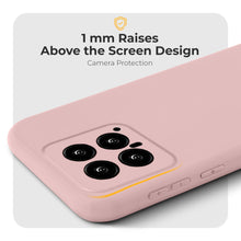 Charger l&#39;image dans la galerie, Moozy Minimalist Series Silicone Phone Case for Xiaomi 14 5G, Matte Finish Bumper Mobile Phone Case Slim Thin Soft Protective TPU Back Cover with Matte Surface, Light Pink
