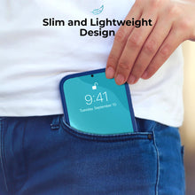 Cargar imagen en el visor de la galería, Moozy 360 Case for Xiaomi Redmi Note 11 Pro 5G/4G - Blue Rim Transparent Case, Full Body Double-sided Protection, Cover with Built-in Screen Protector
