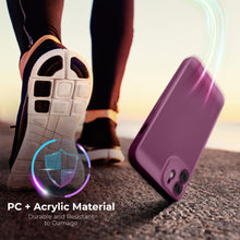 Cargar imagen en el visor de la galería, Moozy VentiGuard Phone Case for iPhone 11, Purple, 6.1-inch - Breathable Cover with Perforated Pattern for Air Circulation, Ventilation, Anti-Overheating Phone Case

