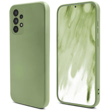 Lade das Bild in den Galerie-Viewer, Moozy Lifestyle. Designed for Samsung A52, Samsung A52 5G Case, Mint green - Liquid Silicone Lightweight Cover with Matte Finish and Soft Microfiber Lining, Premium Silicone Case
