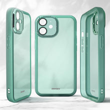 Load image into Gallery viewer, Moozy LumiCase phone case for iphone 11, 6.1-inch, Case for iphone 11 Shockproof, Bumper Case for iphone 11 clear case, Camera lens protector cover for iphone 11 slim, Green
