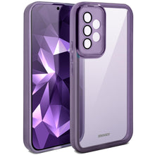 Afbeelding in Gallery-weergave laden, Moozy LumiCase Phone Case for Samsung a52 5g/4g / a52s 5g, Transparent Soft TPU phone case for samsung a52 / a52s with Camera Lens Protector, Phone case for a52 samsung, case for Galaxy a52 5g, Purple
