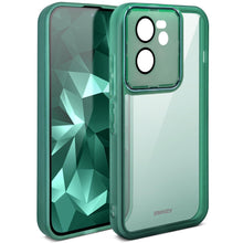 Load image into Gallery viewer, Moozy LumiCase phone case for xiaomi 13t / case for 13t Pro slim, Case for xiaomi 13t bumper, Case for xiaomi 13t with camera cover, Soft TPU case for xiaomi 13tpro transparent, Green
