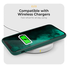 Cargar imagen en el visor de la galería, Moozy Minimalist Series Silicone Case for iPhone 11, Dark Green - Matte Finish Lightweight Mobile Phone Case Ultra Slim Soft Protective TPU Cover with Matte Surface
