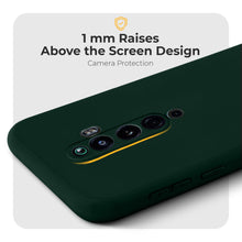 Load image into Gallery viewer, Moozy Minimalist Series Silicone Case for Oppo Reno2 Z, Midnight Green - Matte Finish Slim Soft TPU Cover
