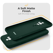 Load image into Gallery viewer, Moozy Minimalist Series Silicone Case for Oppo Reno2 Z, Midnight Green - Matte Finish Slim Soft TPU Cover
