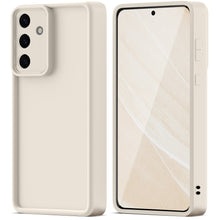 Afbeelding in Gallery-weergave laden, Moozy RimUP Phone Case for Samsung Galaxy A56, Flexible TPU Bumper Shockproof Raised Edges Cover for Extra Protection, Precise Cutouts and Camera Lens Protector, Anti-Scratch, White
