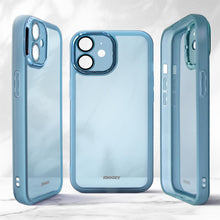 Load image into Gallery viewer, Moozy LumiCase phone case for iphone 11, 6.1-inch, Case for iphone 11 Shockproof, Bumper Case for iphone 11 clear case, Camera lens protector cover for iphone 11 slim, Blue
