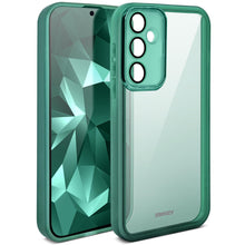 Afbeelding in Gallery-weergave laden, Moozy LumiCase Phone Cover for samsung galaxy a55 5g, Transparent phone case for samsung galaxy a55 5g, case for galaxy a55 5g slim with Camera Lens Protector, Case for samsung a55, Green
