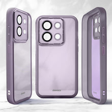 Załaduj obraz do przeglądarki galerii, Moozy LumiCase phone case for xiaomi Redmi Note 13 Pro 5G / case for Poco X6 slim, Case for xiaomi Redmi Note 13 Pro 5G bumper with camera cover, Soft TPU case for xiaomi Poco X6 transparent, Purple
