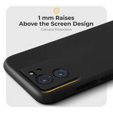 Lade das Bild in den Galerie-Viewer, Moozy Minimalist Series Silicone Case for Xiaomi 13T / 13T Pro, Black - Matte Finish Lightweight Mobile Phone Case Slim Soft Protective TPU Cover with Matte Surface
