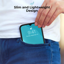 Cargar imagen en el visor de la galería, Moozy 360 Case for Samsung A13 - Black Rim Transparent Case, Full Body Double-sided Protection, Cover with Built-in Screen Protector
