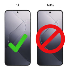 Cargar imagen en el visor de la galería, Moozy Wallet Case for Xiaomi 14, Black Carbon - Flip Case with Metallic Border Design Magnetic Closure Flip Cover with Card Holder and Kickstand Function
