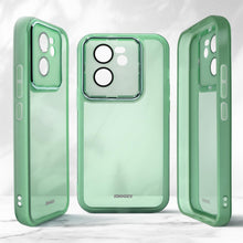 Load image into Gallery viewer, Moozy LumiCase phone case for xiaomi 13t / case for 13t Pro slim, Case for xiaomi 13t bumper, Case for xiaomi 13t with camera cover, Soft TPU case for xiaomi 13tpro transparent, Green
