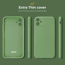 Ladda upp bild till gallerivisning, Moozy Minimalist Series Silicone Case for iPhone 11, Mint green - Matte Finish Lightweight Mobile Phone Case Ultra Slim Soft Protective TPU Cover with Matte Surface
