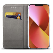 Lade das Bild in den Galerie-Viewer, Moozy Case Flip Cover for iPhone 13, Gold - Smart Magnetic Flip Case Flip Folio Wallet Case with Card Holder and Stand, Credit Card Slots10,99
