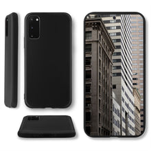 Charger l&#39;image dans la galerie, Moozy Lifestyle. Designed for Samsung S20 FE Case, Black - Liquid Silicone Cover with Matte Finish and Soft Microfiber Lining
