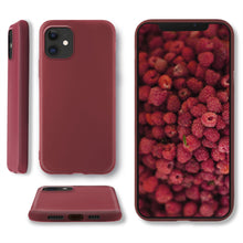 Load image into Gallery viewer, Moozy Lifestyle. Designed for iPhone 12 mini Case, Vintage Pink - Liquid Silicone Cover with Matte Finish and Soft Microfiber Lining
